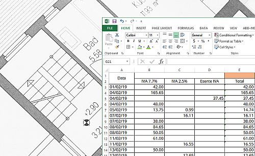 PDF files recognition system for an architectural bureau